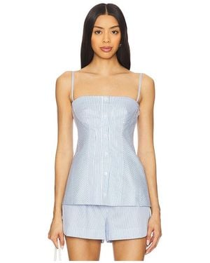 Jonathan Simkhai Vivvy Bustier Top - White