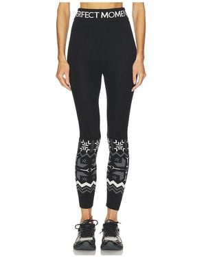 Perfect Moment Nordic Merino Wool Legging - Blue