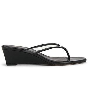 Veronica Beard Clea Wedge Sandal - Black