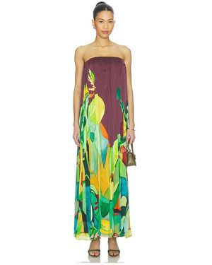 ALÉMAIS Mokshini Silk Gown - White