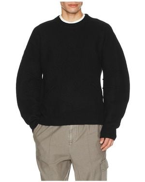 Helmut Lang Boiled Crew Jumper - Black