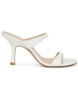 Stuart Weitzman Pantolette Nudist 85 - Weiß