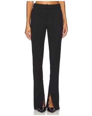 SER.O.YA High-Waisted Skinny Crepe Trousers - Black