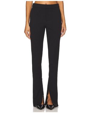 SER.O.YA High-Waisted Skinny Crepe Pants - Black