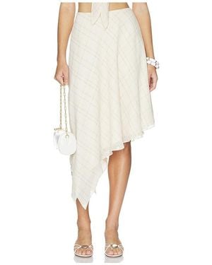 Lovers + Friends Falda Lucielle En Color Bronce Talla (También En Xxs, Xs, S, M, Xl) - Blanco