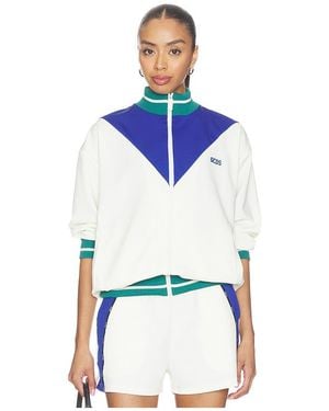 Gcds Jacke Color Block Track - Blau