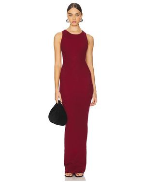 AEXAE Ärmelloses Maxikleid - Rot