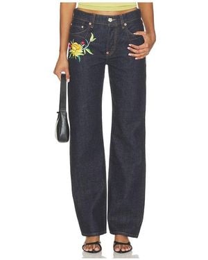 KENZO Wildflower Regular Jeans - Blue