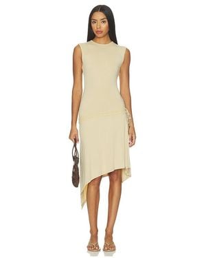 With Jean Evie Dress - Natural