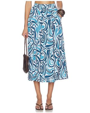 Peixoto Paula Midi Skirt - Blue