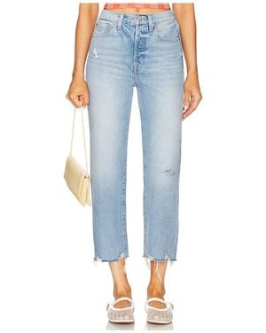 Pistola Cassie Crop Jeans - Blue