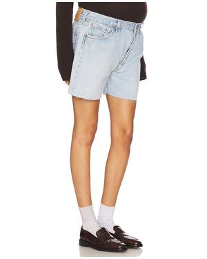 aligrace Maternity Baggy Short - Blue