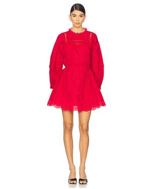 Damson Madder Clancy Mini Dress - Red