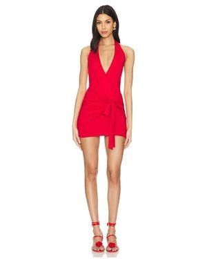 superdown ROBE COURTE CHLOE HALTER en Red - Rouge