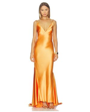 Acler Utterby Maxi Dress - Orange