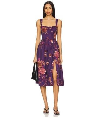 Free People Laters Baby ミディ丈ドレス - パープル