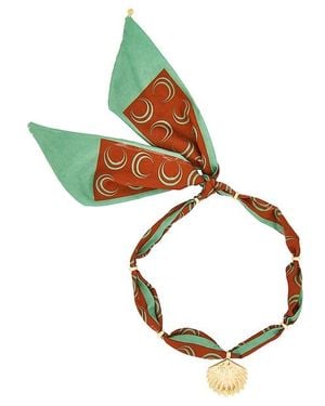 Ettika Resort Scarf Necklace - Metallic