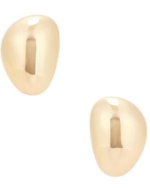 Shashi Carter Stud Earring - White