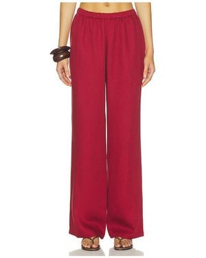 Faithfull the Brand Varina Pant - Red