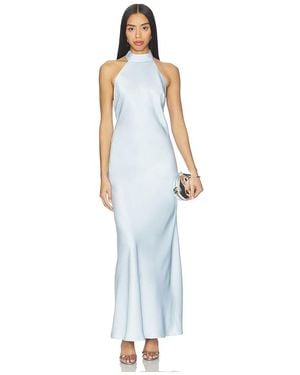 Runaway the Label Arabelle High Neck Maxi Dress - White