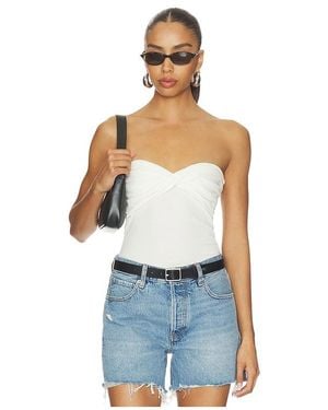 The Line By K Top Tubo Izzy En Color Blanco Talla (También En Xs, S, Xl) - Azul