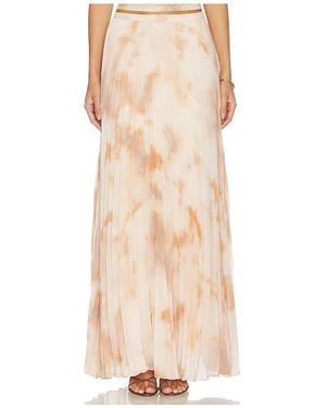 L'Agence Rock Torin Pleated Maxi - Natur