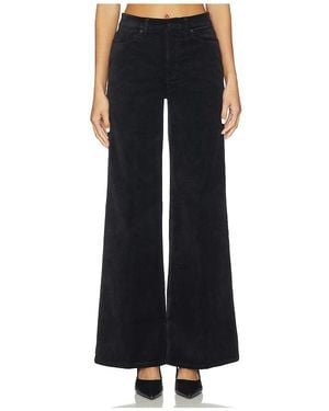 GOOD AMERICAN Velvet Good Waist Palazzo Trousers - Black