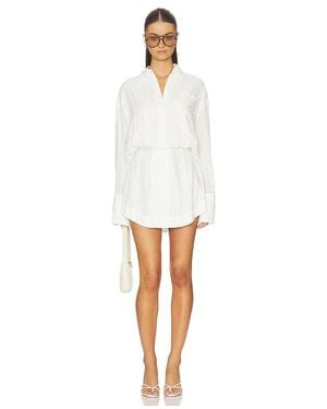 ALL THE WAYS Cairo Button Down Dress - White