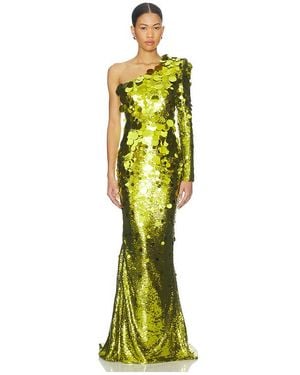 Zhivago The Shimmer Is A Prism Gown - Yellow