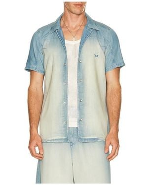 DIESEL D-Clarivo-S Shirt - Blue