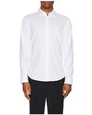 Theory Sylvain Structure Knit Shirt - White