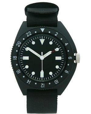 Beams Plus Uhr - Schwarz