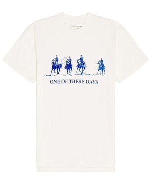 One Of These Days Team Logo Tee - White