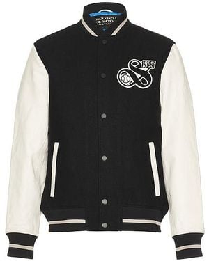 Scotch & Soda Sartorial City Varsity Jacket - ブラック
