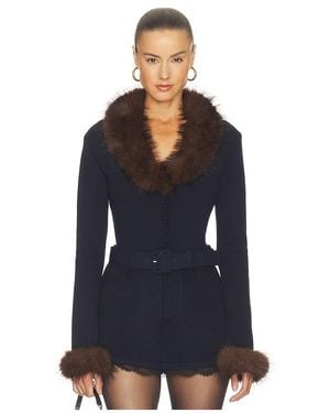 Self-Portrait Strick Cardigan - Blau