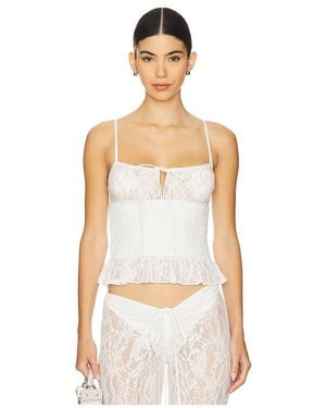 Leslie Amon Slip Top - ホワイト