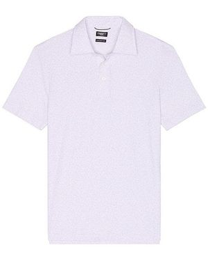 Faherty Short Sleeve Movement Pique Polo - White
