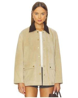 Rag & Bone Cassidy Suede Jacket - Natural