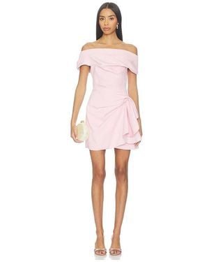 Acler Mersham Mini Dress - Pink