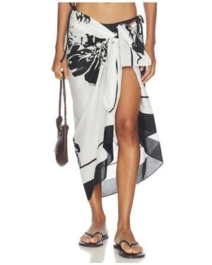 FAVORITE DAUGHTER The Vintage Floral Pareo - Black