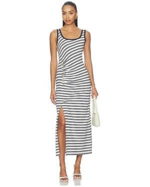 Jonathan Simkhai Kleid Becker Cotton Jersey Midi - Weiß