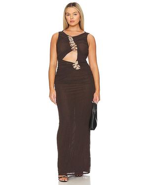 L'academie 'Academie Laure Maxi Dress in Natural | Lyst
