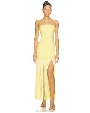 MORE TO COME Marissa Fringe Dress - Metallic