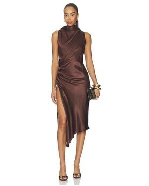 Bardot Vestido Irregular Valentine En Color Chocolate Talla (También En 4, 8) - Multicolor