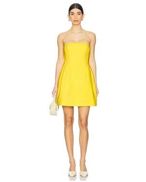 Jonathan Simkhai Arta Bustier Mini Dress - Yellow