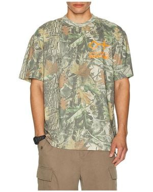 Diamond Cross Ranch Retro Address Tee - Green