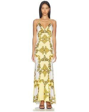 Alice + Olivia Milta Mermaid Slip Dress - Metallic