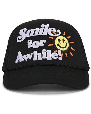 Happy Caps Truckermütze Smile - Schwarz