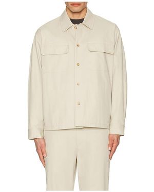 FRAME Double Pocket オーバーシャツ - ナチュラル