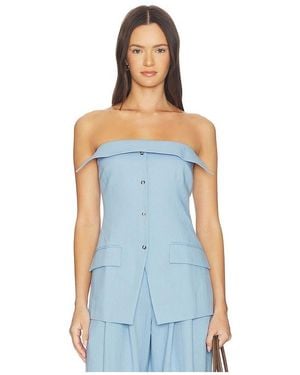 Nanushka Maleah Top - Blue